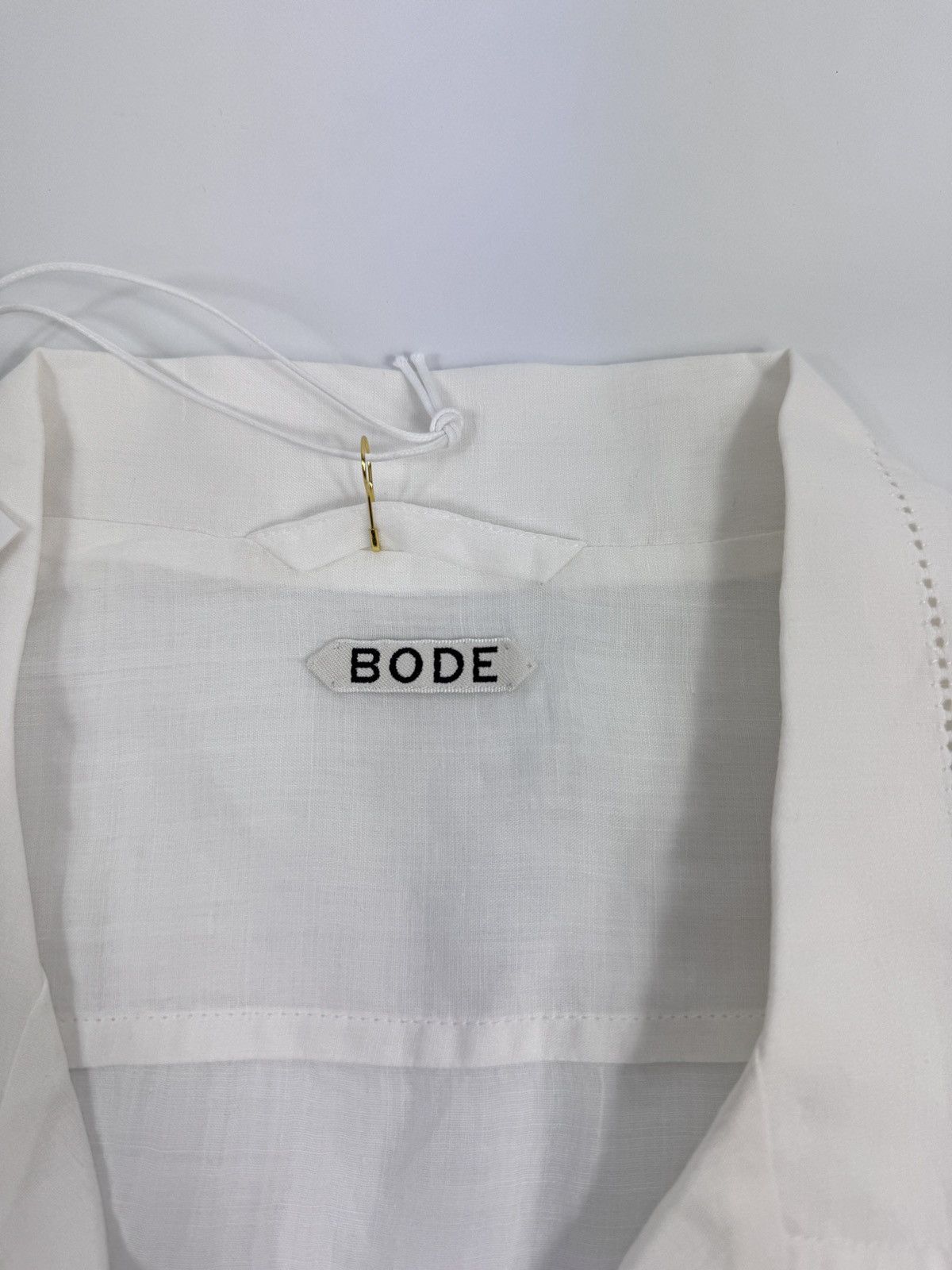 Bode SKIERS LINEN SHIRT Size US L / EU 52-54 / 3 - 5 Thumbnail