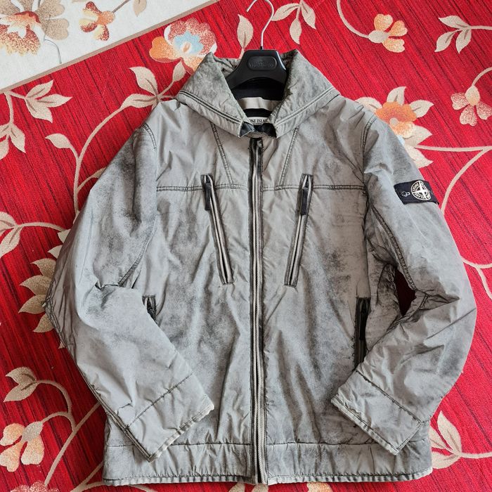 Stone island liquid reflective sales jacket