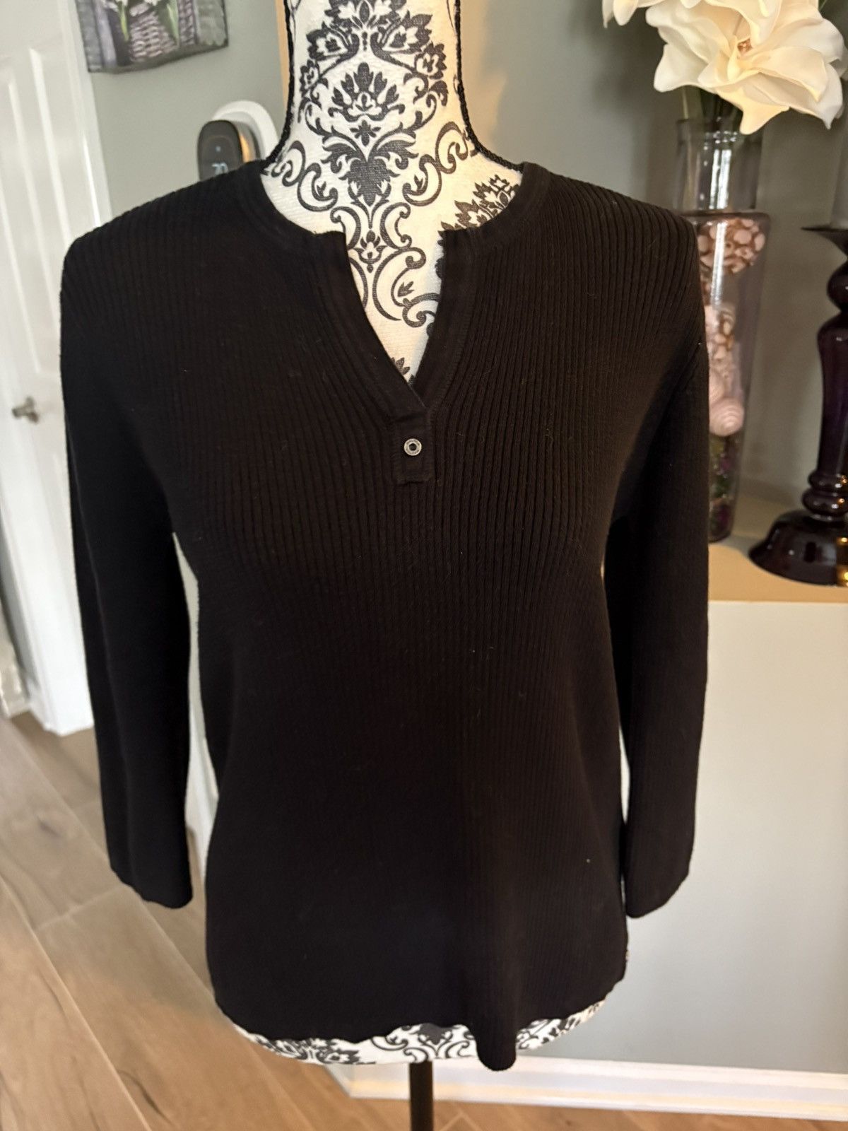 Nautica Nautica black 3/4 sleeve sweater Size M / US 6-8 / IT 42-44 - 3 Thumbnail