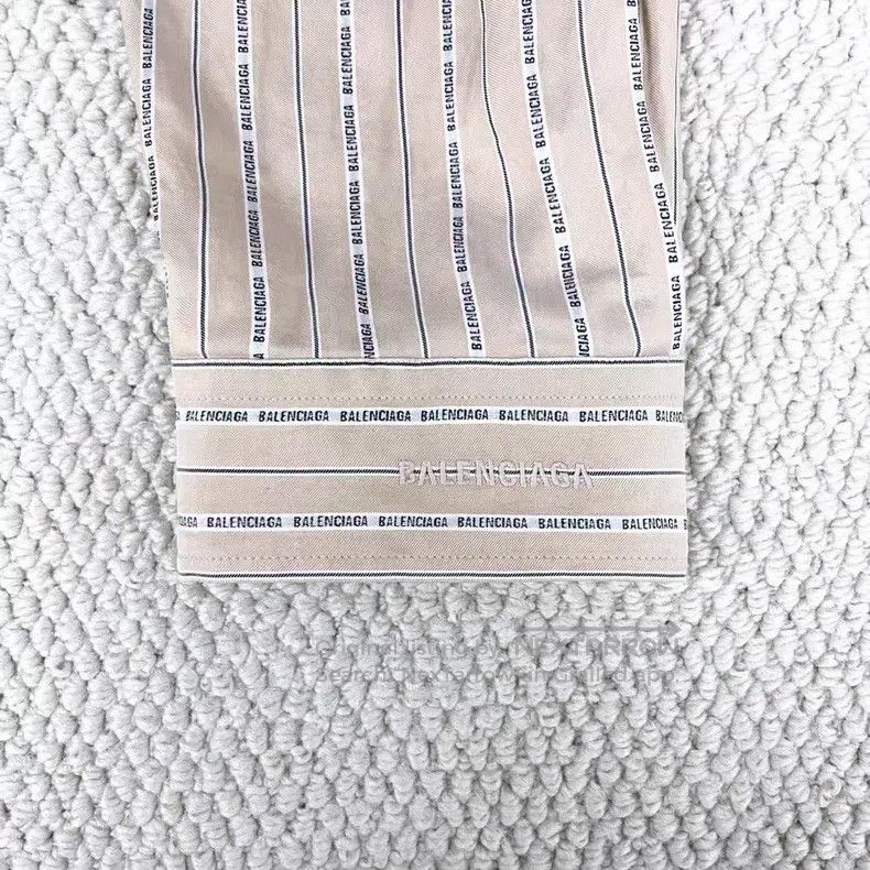 Balenciaga Balenciaga 100% Mulberry Silk Patch Pocket Striped Print L Size XS / US 0-2 / IT 36-38 - 4 Thumbnail
