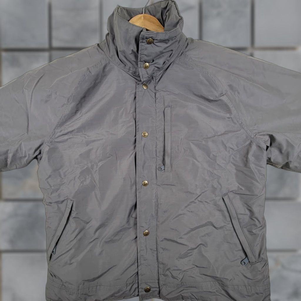 Vintage VINTAGE Columbia Men's Jacket Coat Gore Tex Winter Gray XL Water Resistant Skiing WARM Stand-Up Collar Zip Size US XL / EU 56 / 4 - 1 Thumbnail