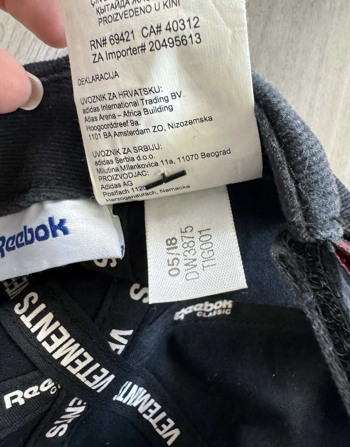 Vetements Vetements Reebok Israel Cap Size ONE SIZE - 4 Thumbnail