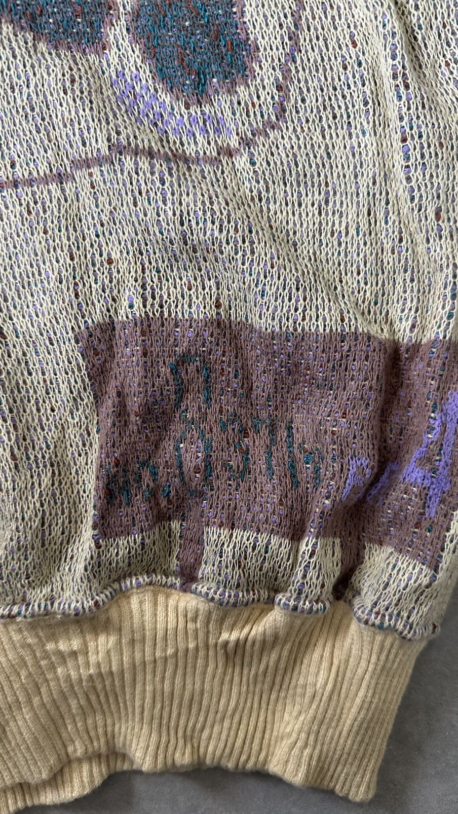 Lindbergh VINTAGE LINDBERGH KNITTED ART SWEATSHIRT Size US L / EU 52-54 / 3 - 4 Thumbnail