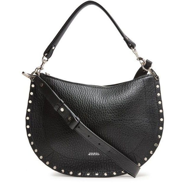 Isabel Marant Isabel Marant Oskan Soft Zip Black Grained Leather Shoulder Size ONE SIZE - 1 Thumbnail