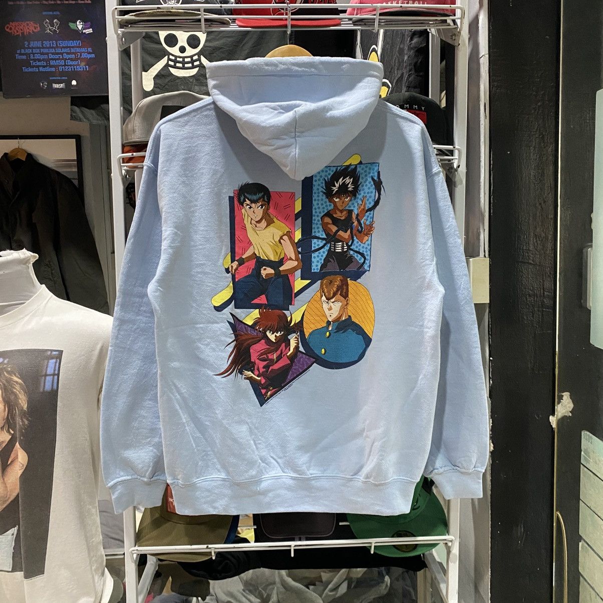 Japanese Brand × Vintage Japanese Brand Yu Yu Hakusho Anime Hoodie Japan Size US L / EU 52-54 / 3 - 1 Thumbnail