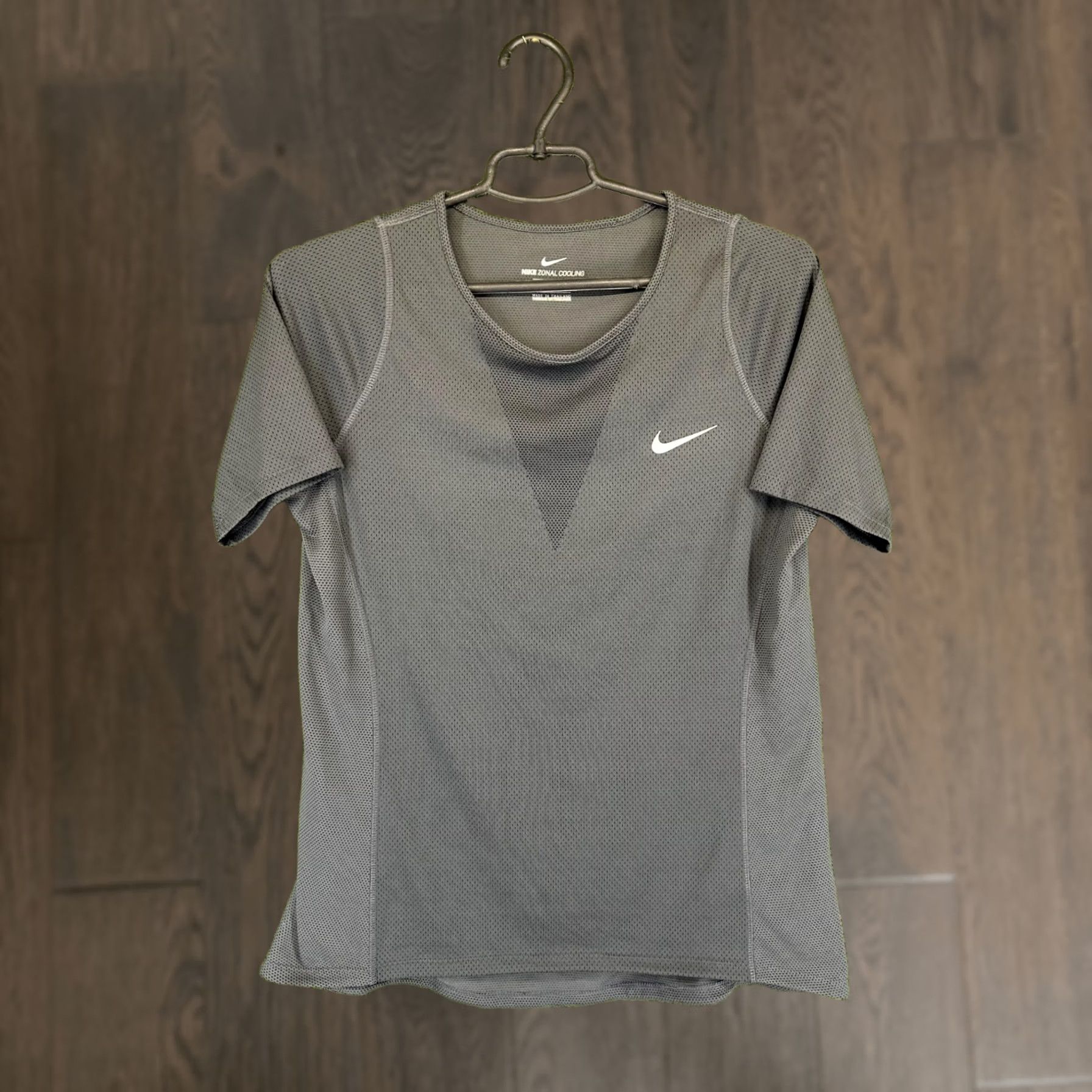 Nike Nike Zonal Cooling Women Running Shirt Jersey T-Shirt Tee Size M Gray Size M / US 6-8 / IT 42-44 - 1 Thumbnail