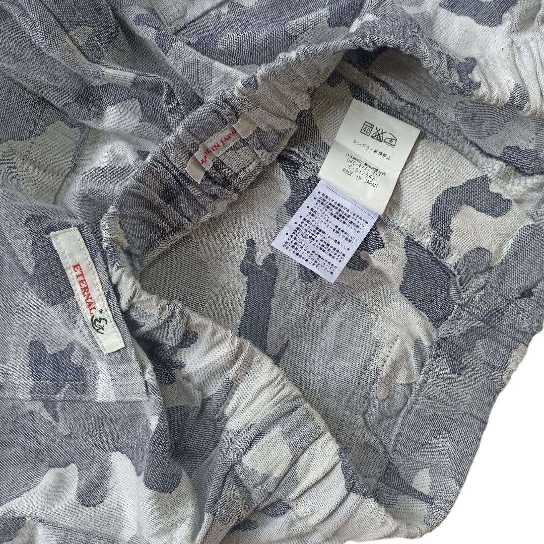 Eternal × Japanese Brand Vintage Y2K Eternal Grey Camo Short Pants Size US 30 / EU 46 - 6 Thumbnail