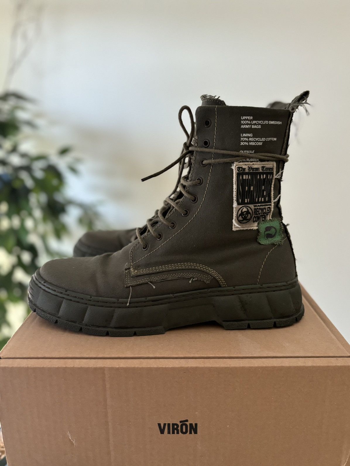VIRON Viron 1992 Military Surplus Boots Size US 8 / EU 41 - 2 Thumbnail