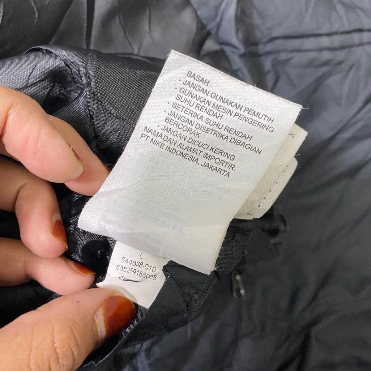 Nike Vtg 90’ NIKE STORM FIT Minimalist Puffer Jacket Hoodie Size US L / EU 52-54 / 3 - 12 Thumbnail