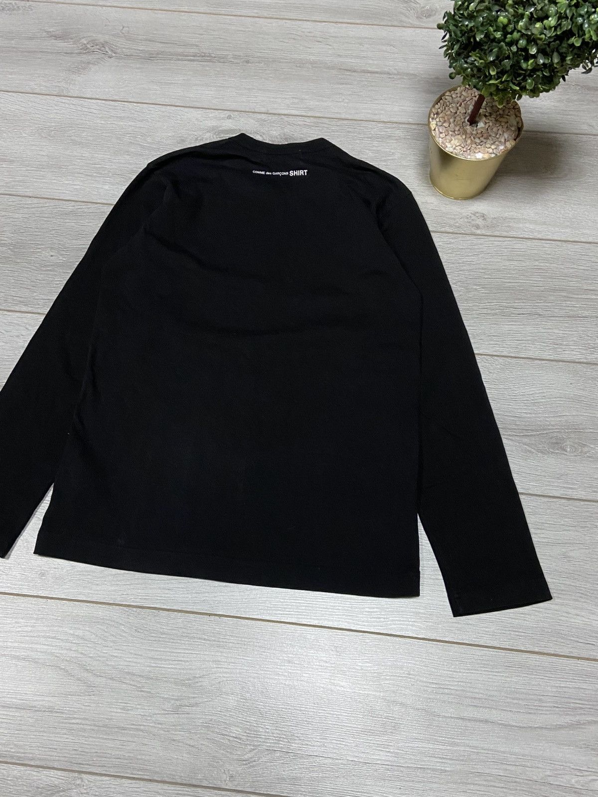 Comme des Garcons Comme des Garçons Long sleeve Sleeve back Logo shirt Size US S / EU 44-46 / 1 - 2 Thumbnail