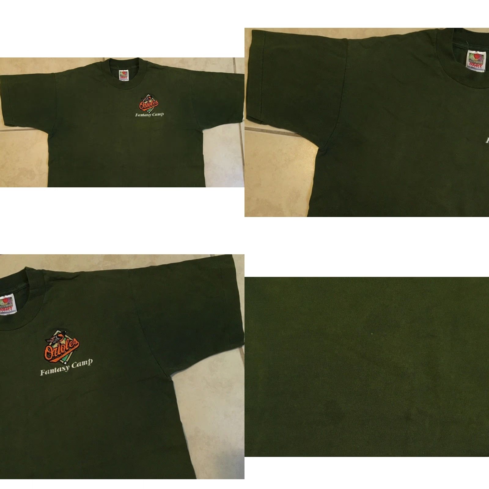 Vintage VINTAGE Baltimore Orioles Fantasy Camp Faded Distress Shirt M Baseball Grunge Shirt Mens Green 90s Orioles Fantasy Camp Grunge Vintage 90s Baltimore Size US M / EU 48-50 / 2 - 8 Thumbnail