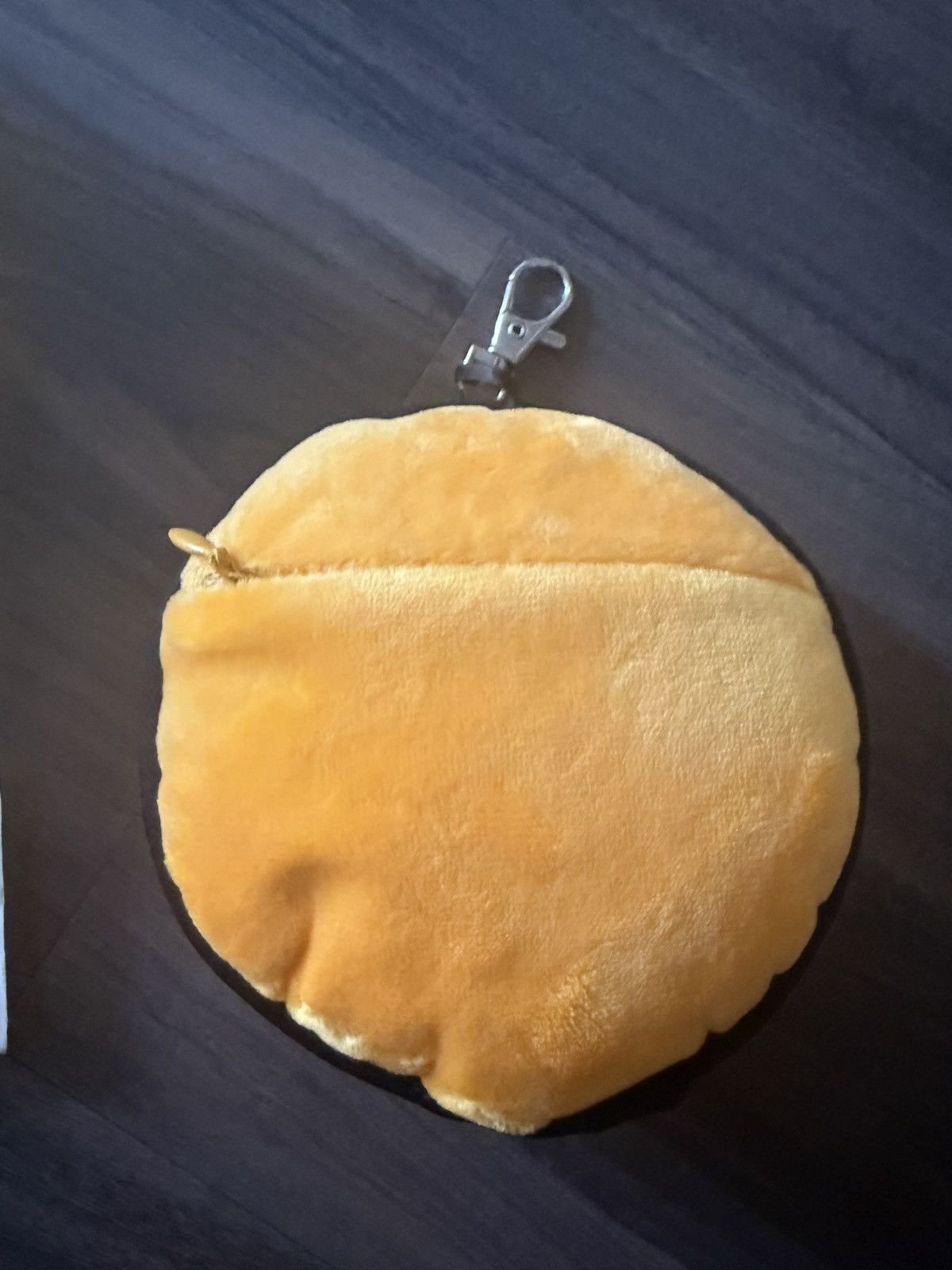 Drew House Drew House Smiley Face Coin Purse Yellow Plush Zip Pouch Size ONE SIZE - 3 Thumbnail