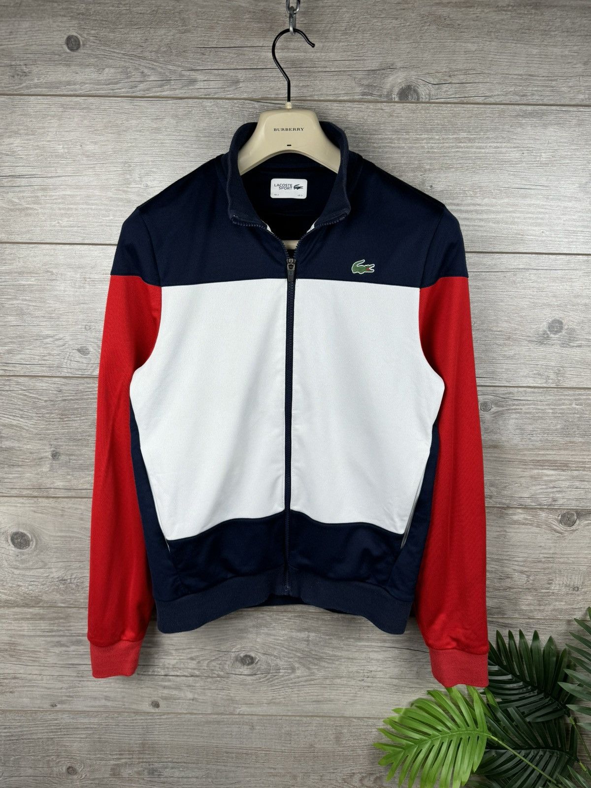Lacoste Jackets Coats Sport Zip Front Colorblock