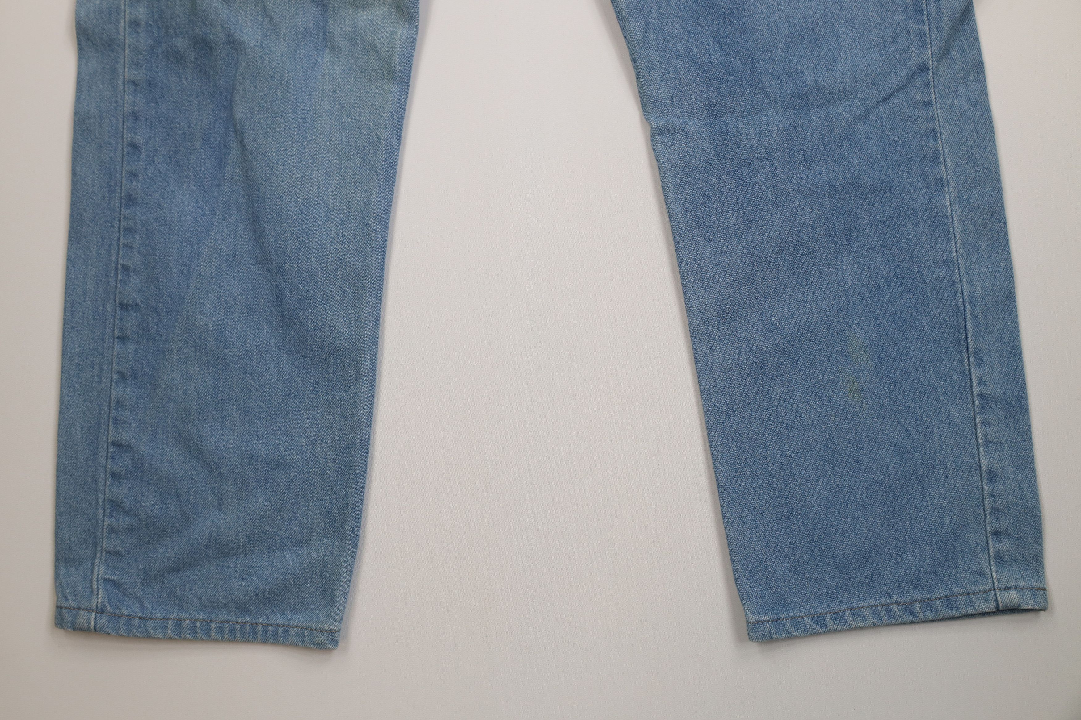 Levi's Vintage Y2K 2002 Levis 505 Regular Straight Leg Jeans Blue Size US 34 / EU 50 - 4 Thumbnail