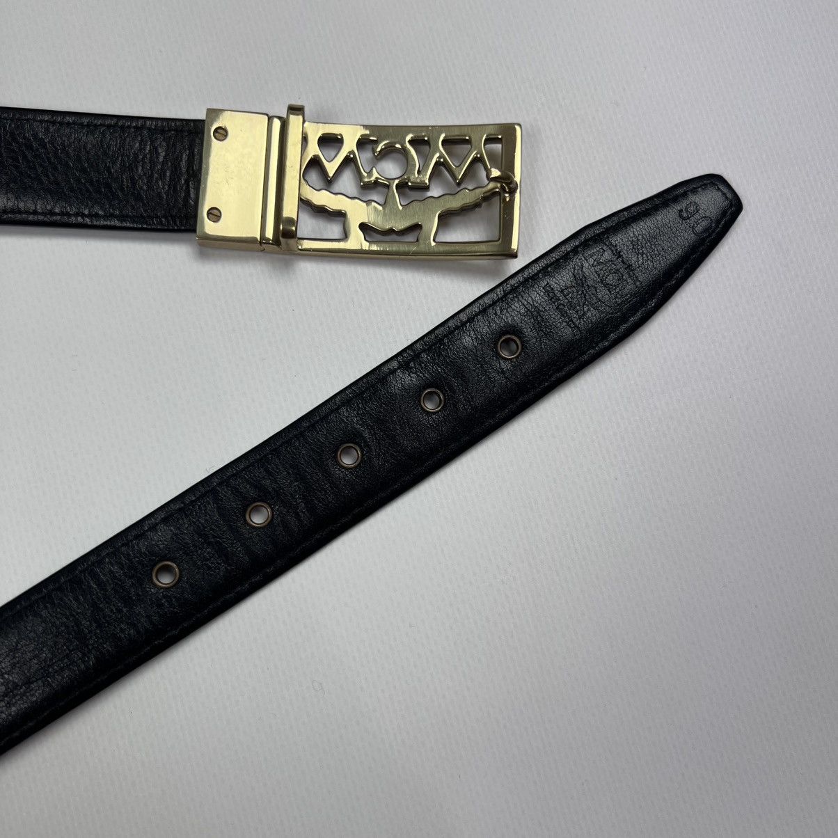 MCM Vintage MCM monogram black reversible belt Size 32 - 5 Thumbnail
