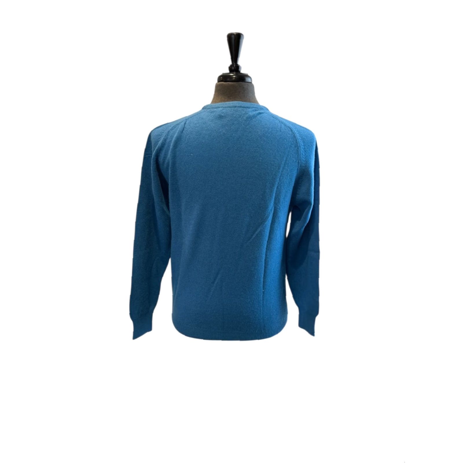 Vintage VINTAGE The Scotch House Mens Sweater Pullover Braemar 40 Blue Wool Knit Crew Neck Ribbed Cuffs Hem Men Size US L / EU 52-54 / 3 - 6 Thumbnail