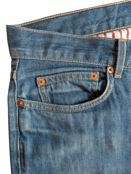 Band Of Outsiders × Designer BAND OF OUTSIDERS STRAIGHT JEANS MADE IN USA Size US 31 - 13 Thumbnail