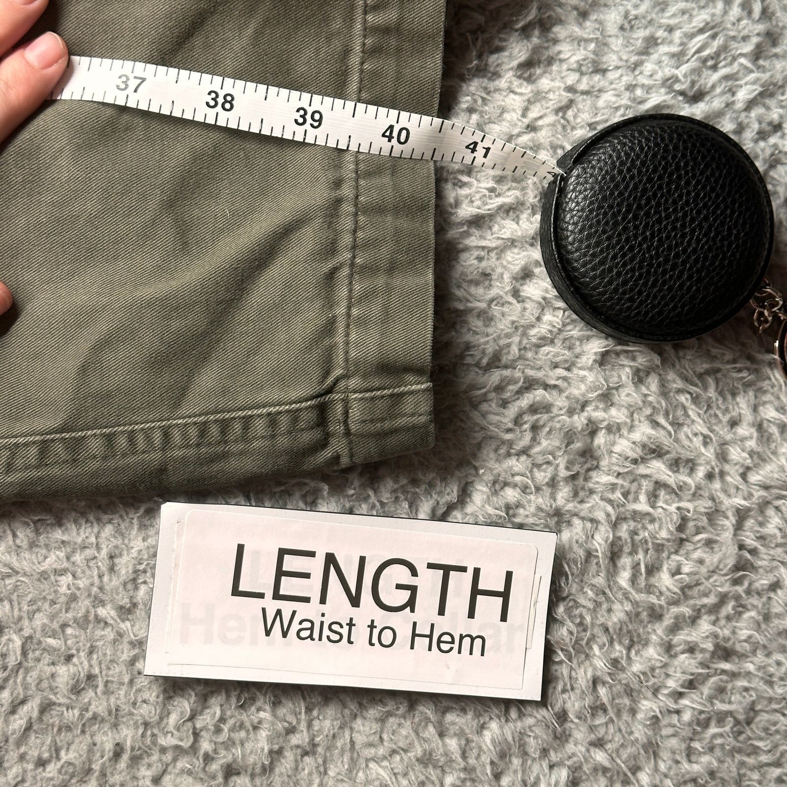 Other Vintage Rag Wear Cargo Pants Mens 36x30 Olive Adjustable Size US 36 / EU 52 - 7 Thumbnail