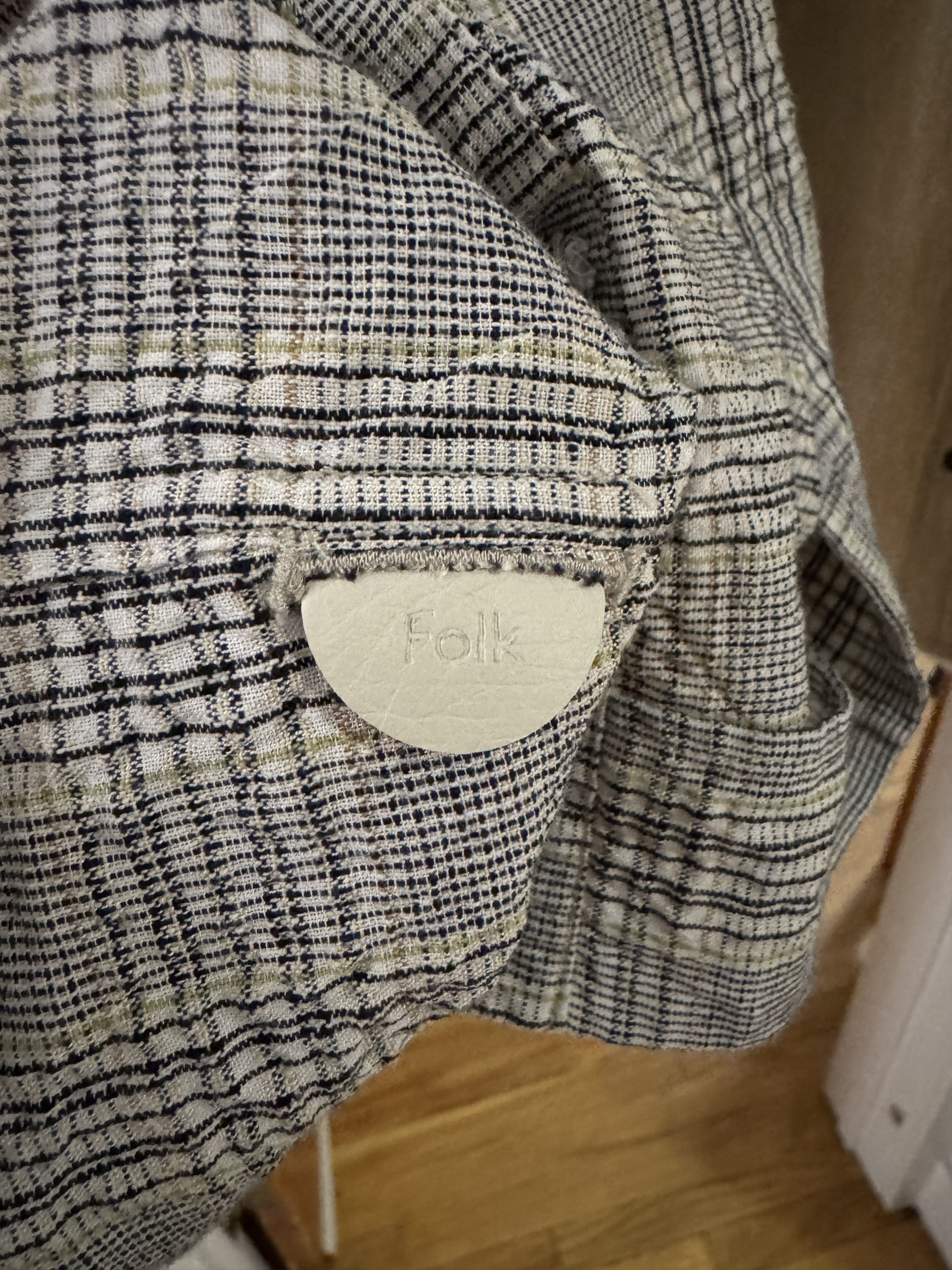 Folk Folk Check Short Sleeve Button Up Size US S / EU 44-46 / 1 - 6 Thumbnail