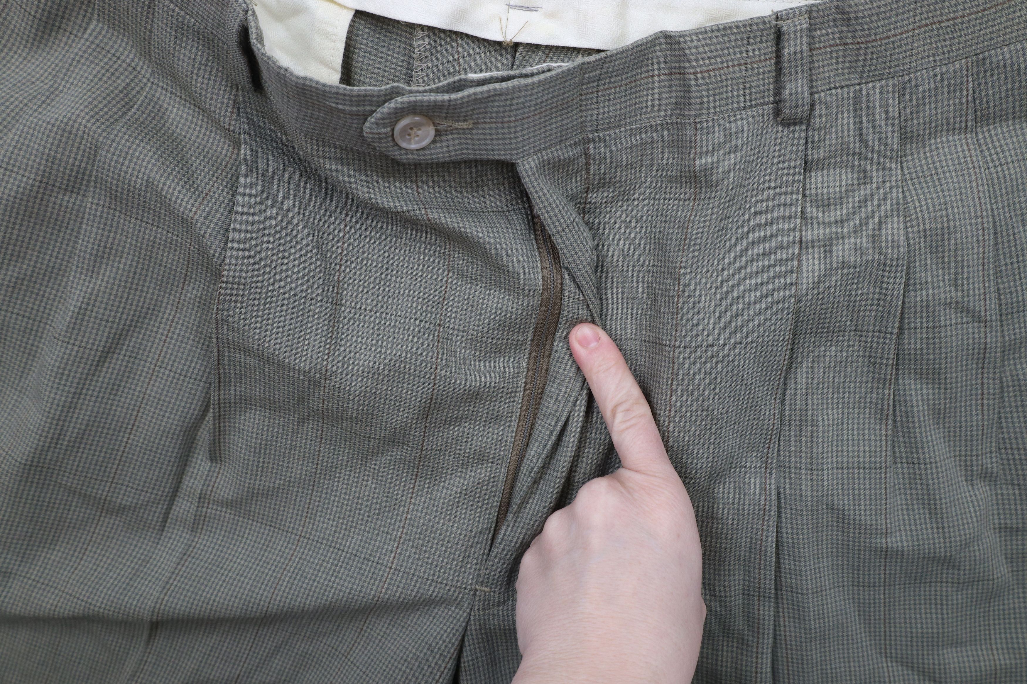 Christian Dior Monsieur × Vintage Vintage 90s Christian Dior Wide Leg Chino Pants Houndstooth Size US 36 / EU 52 - 5 Thumbnail