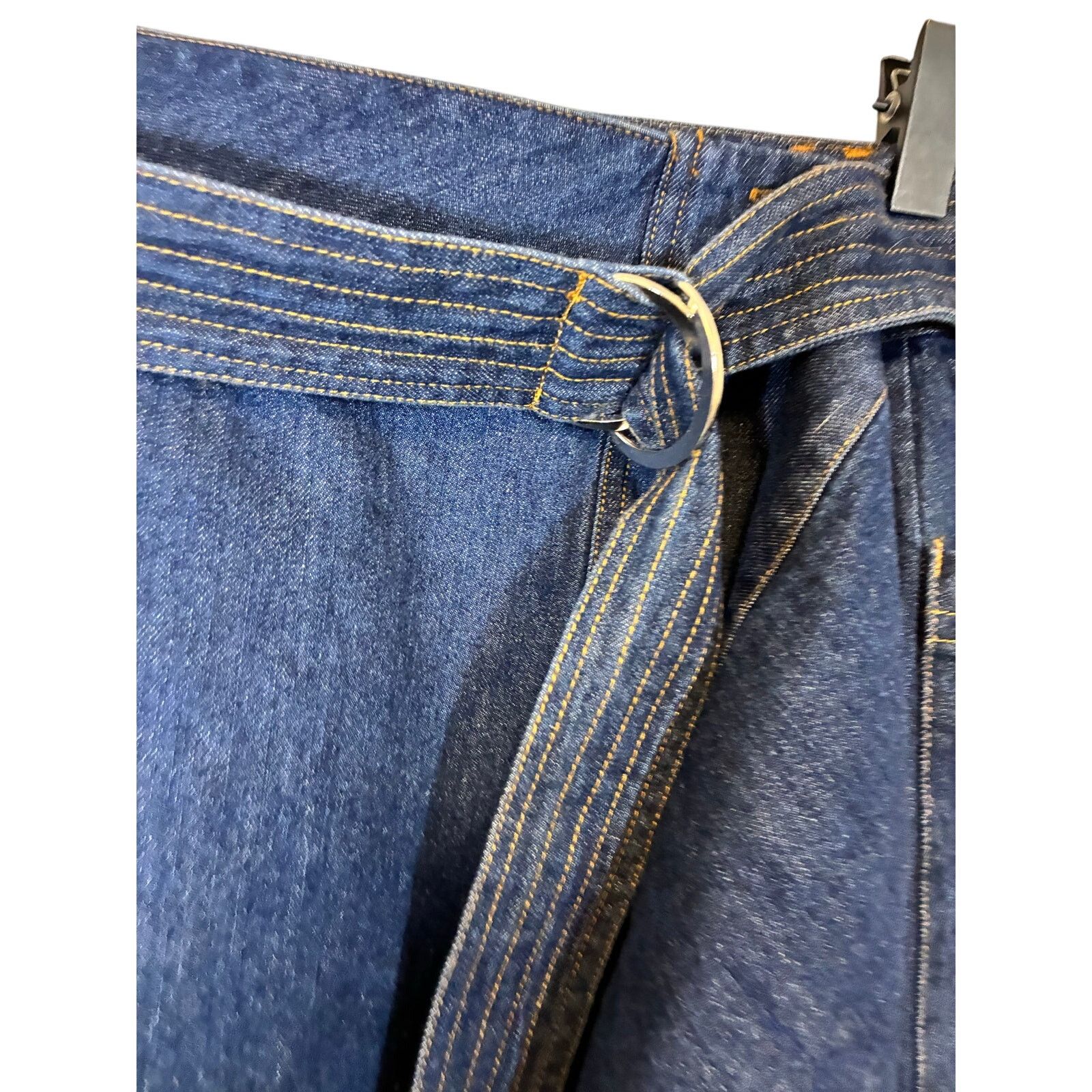 Rails NWT Rails Deanna Belted Denim Wrap Miniskirt L Western Rodeo Size 32" / US 10 / IT 46 - 4 Thumbnail