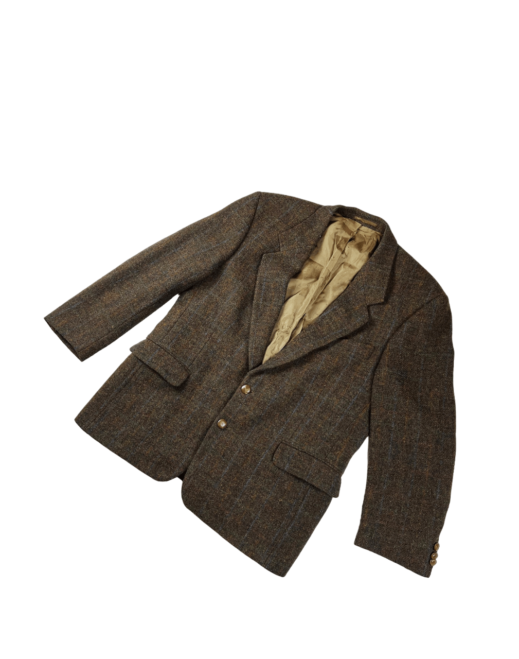 Harris Tweed × Vintage Vintage Harris Tweed Wool Blazer S Size 40S - 2 Thumbnail