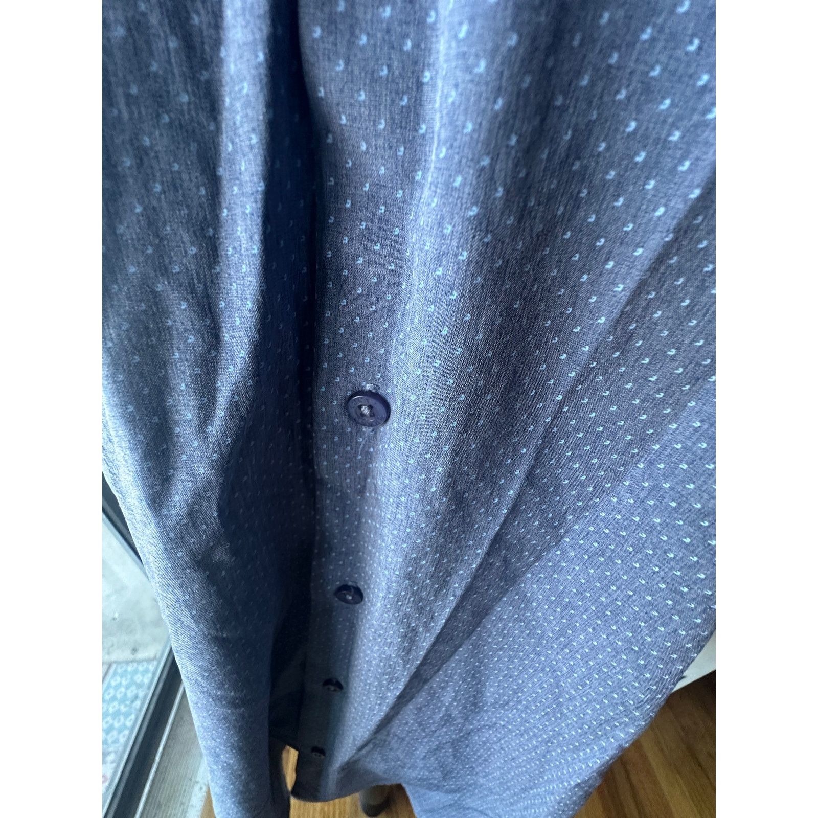 Lucky Brand Lucky Brand Men’s Blue Slim Fit Stretch Button-Up Shirt Size US XL / EU 56 / 4 - 3 Thumbnail