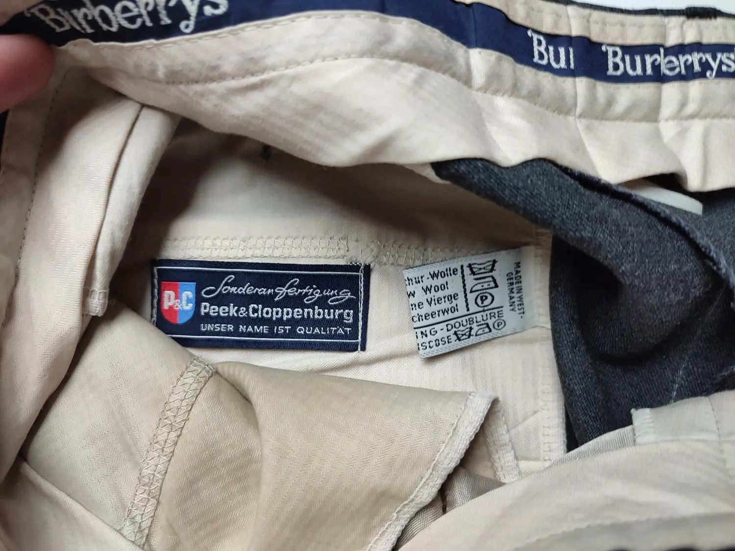 Burberry Burberry's Vintage Wool Casual Pants Size US 34 / EU 50 - 9 Thumbnail
