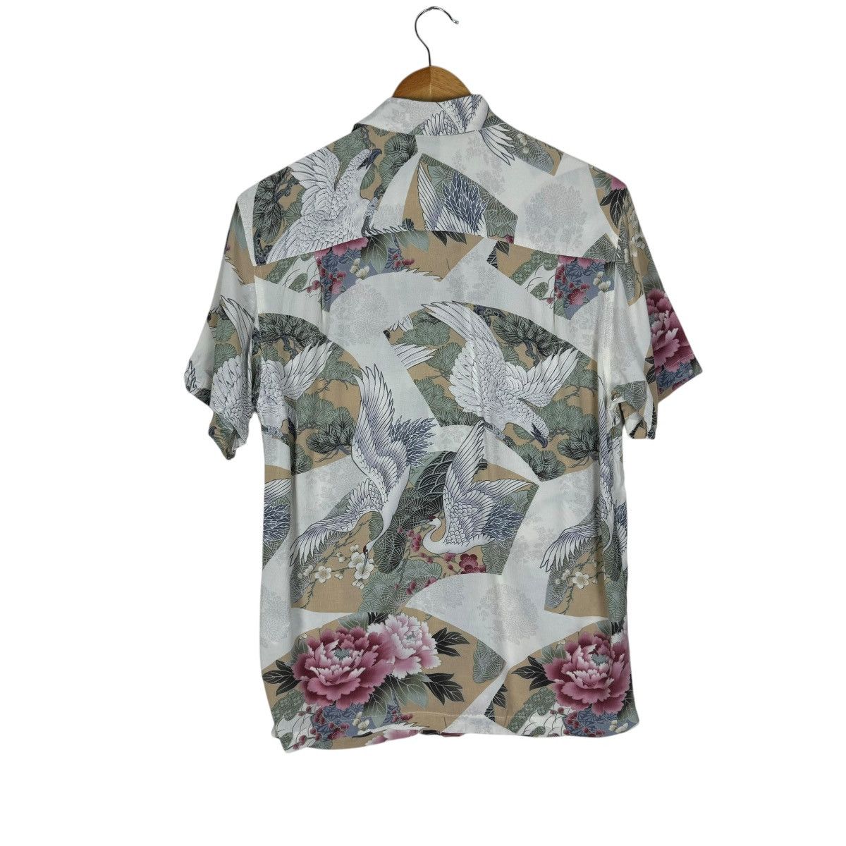 Japanese Brand ☀️ONIWA SOTO HAWAII STYLE SUKAJAN RAYON SHIRTS Size US L / EU 52-54 / 3 - 5 Thumbnail
