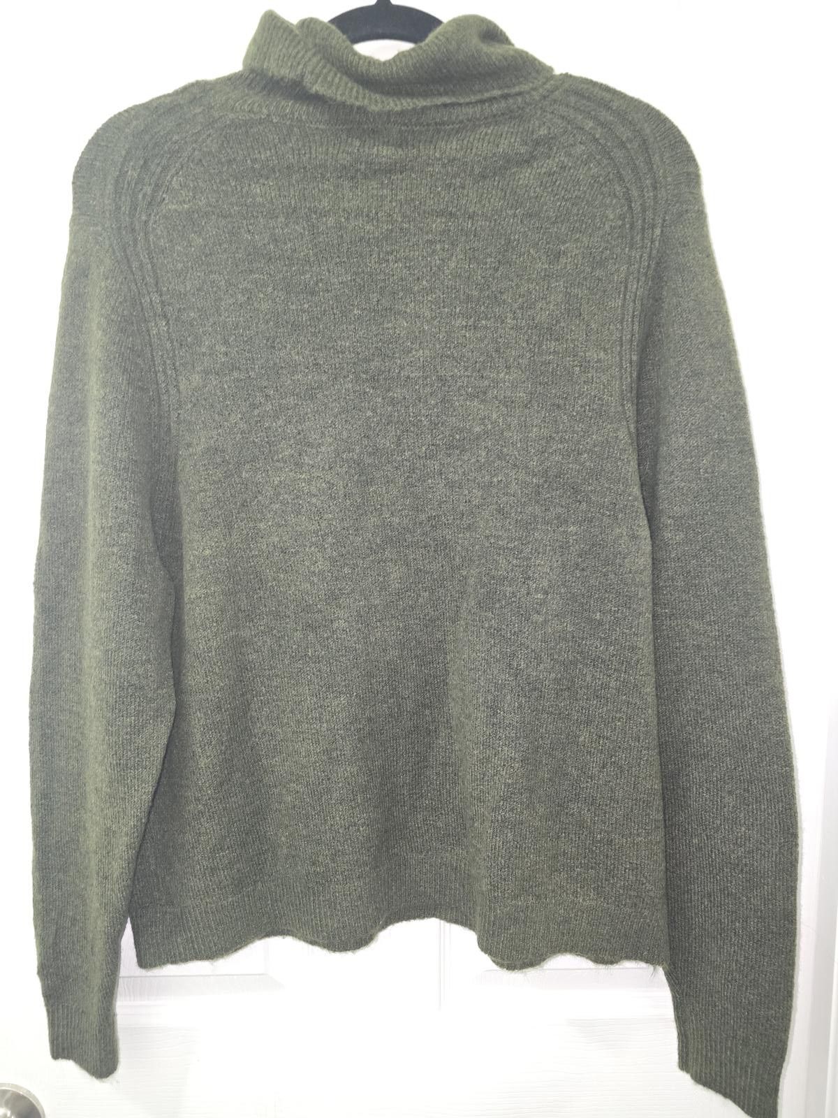 Other a new day Women's Olive Green Turtleneck Sweater Size L / US 10 / IT 46 - 2 Thumbnail