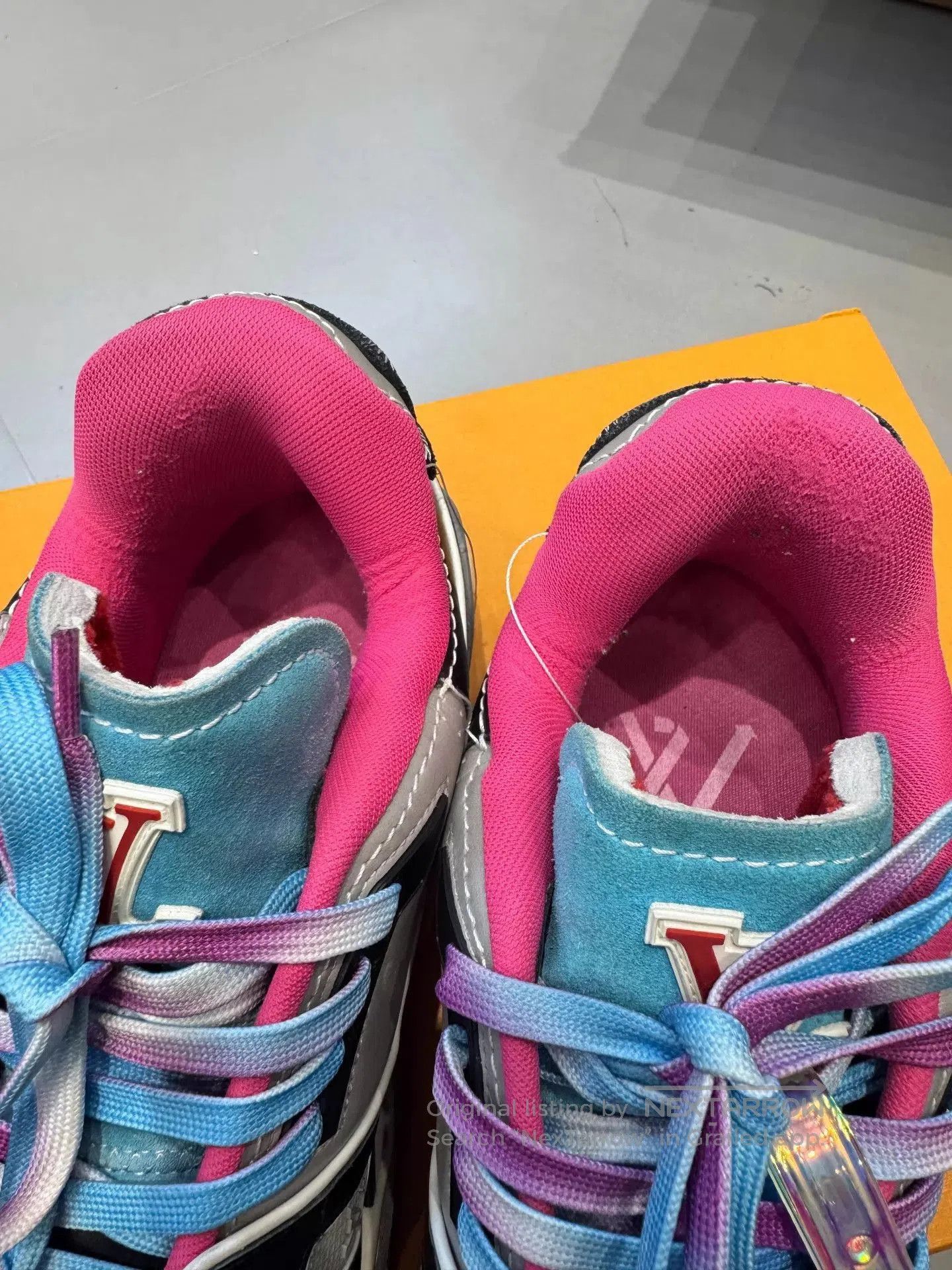 Louis Vuitton Multi Color Low-Top Sneakers Size 9. Size US 9 / EU 42 - 6 Thumbnail