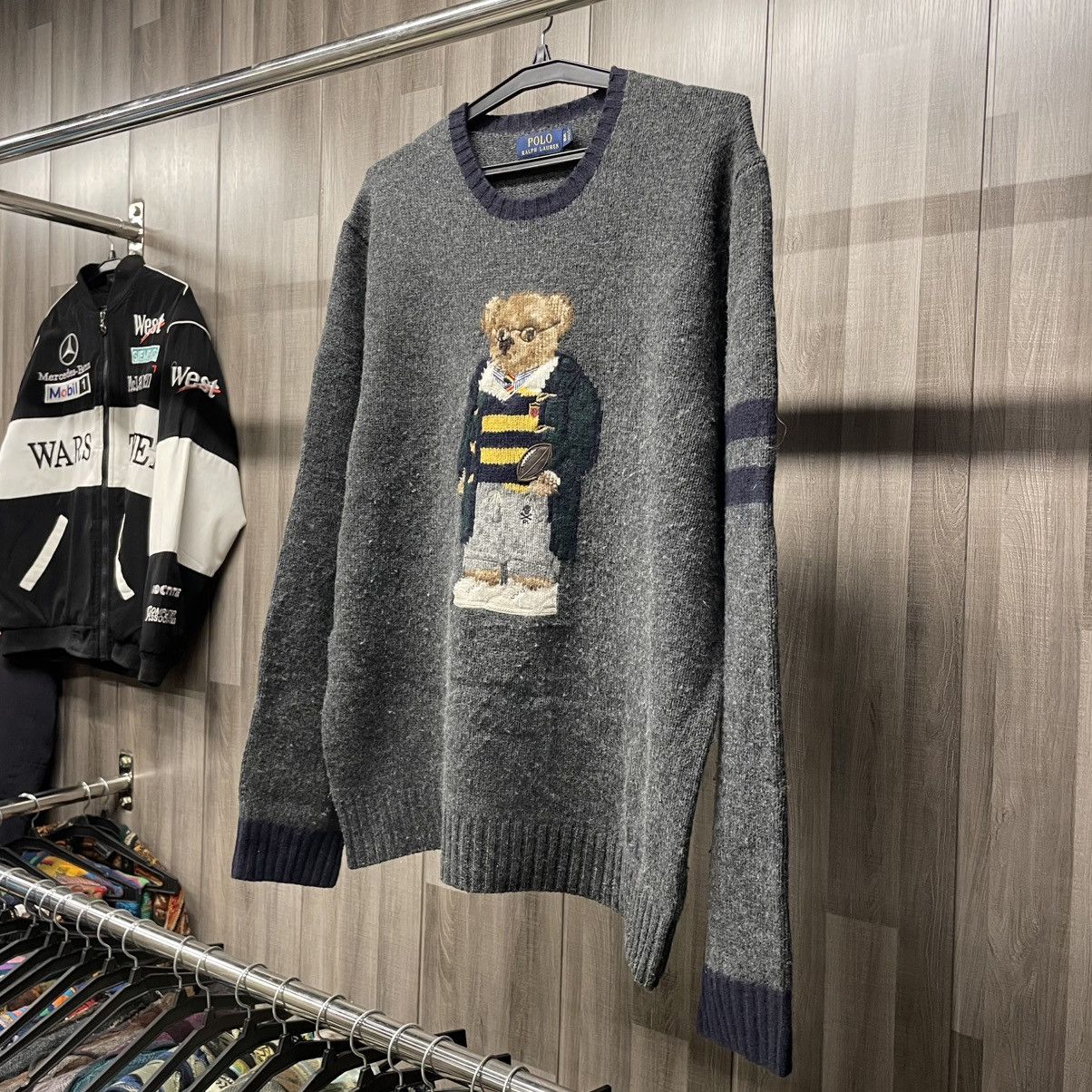 Polo Ralph Lauren Polo Ralph Lauren polo bear sweater Size US XL / EU 56 / 4 - 3 Thumbnail