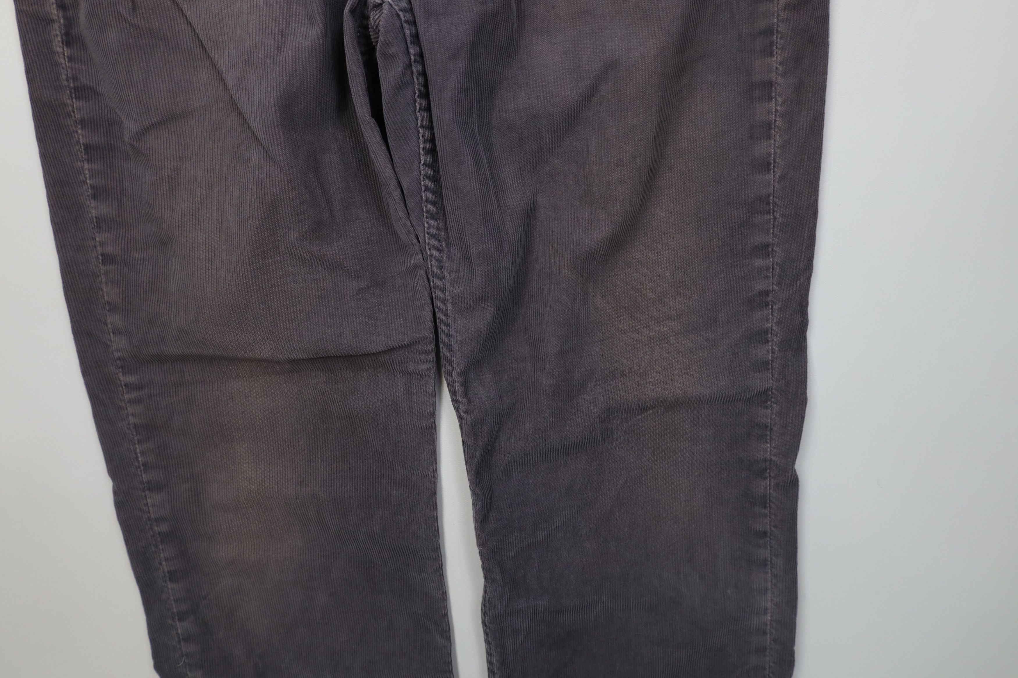 Levi's Vintage 90s Levis 514 Straight Leg Corduroy Pants Gray Size US 33 - 6 Thumbnail