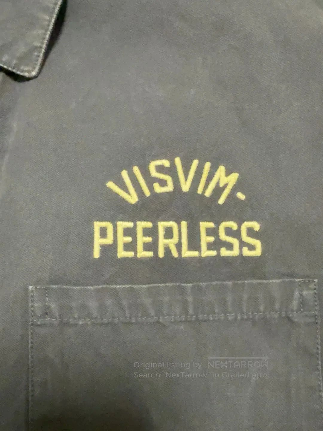 Visvim visvim 23AW Dark Blue Embroidered Shirt. Size US L / EU 52-54 / 3 - 3 Thumbnail