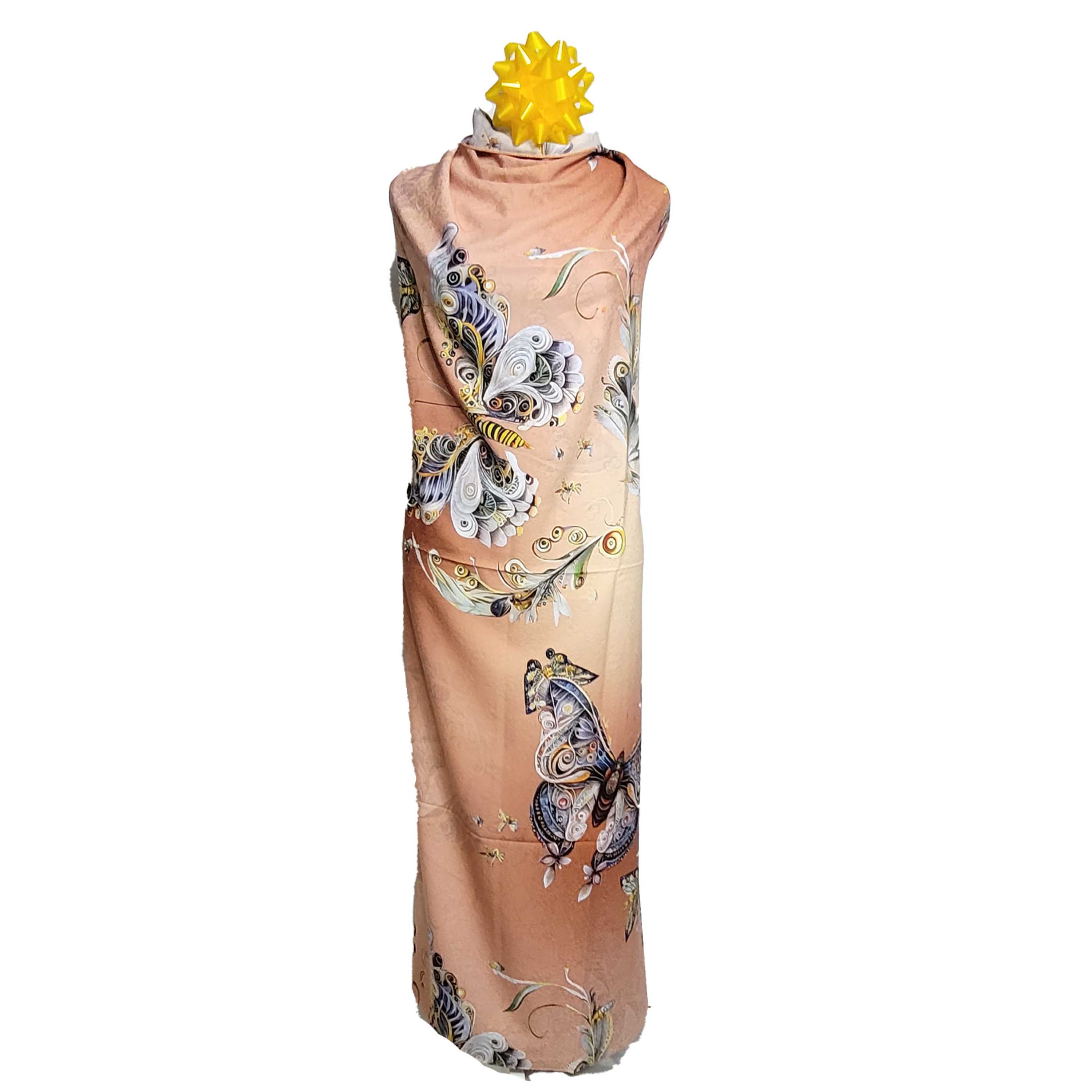 Other NWT Double-Sided Silk Scarf 52"x52" Large Square Wrap 3400 Size ONE SIZE - 4 Thumbnail