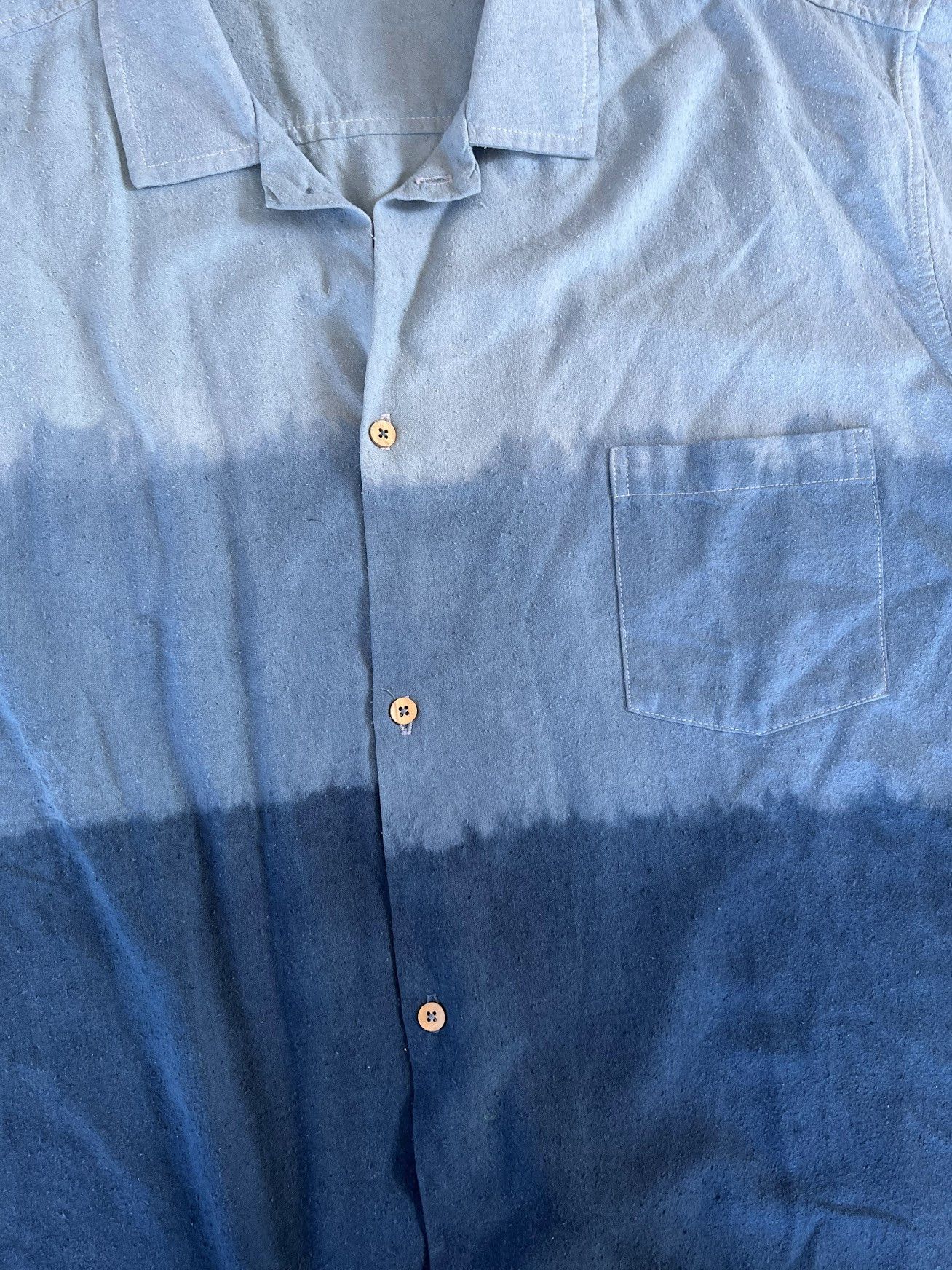 The Elder Statesman The Elder Statesman Silk Tiedye Button Up Short Sleeve Size US XL / EU 56 / 4 - 3 Thumbnail