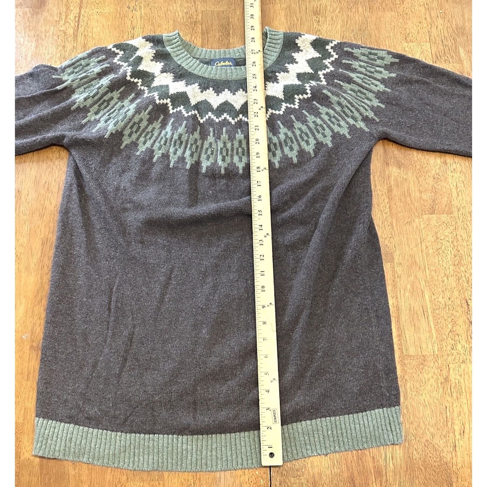 Vintage Cabela's Sweater Green Acrylic Cotton Large Men Size US L / EU 52-54 / 3 - 6 Thumbnail