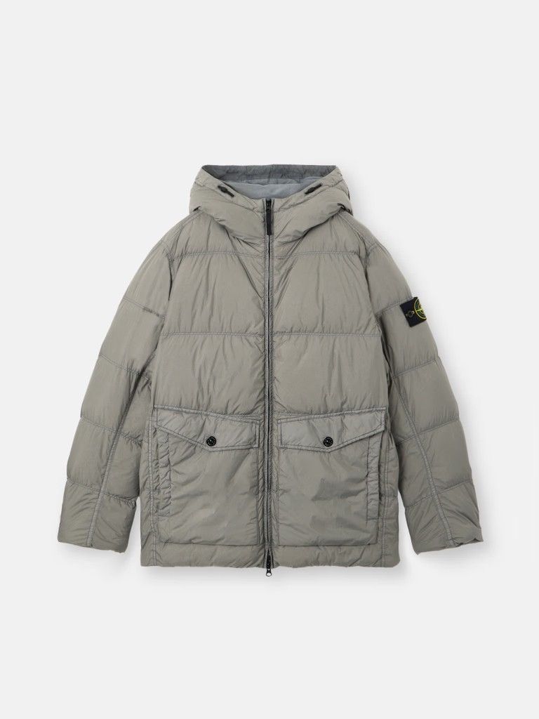 Stone Island Stone Island Jacket GIUBBOTTO VERA PIUMA RDS 059 Grey Size US XL / EU 56 / 4 - 1 Thumbnail