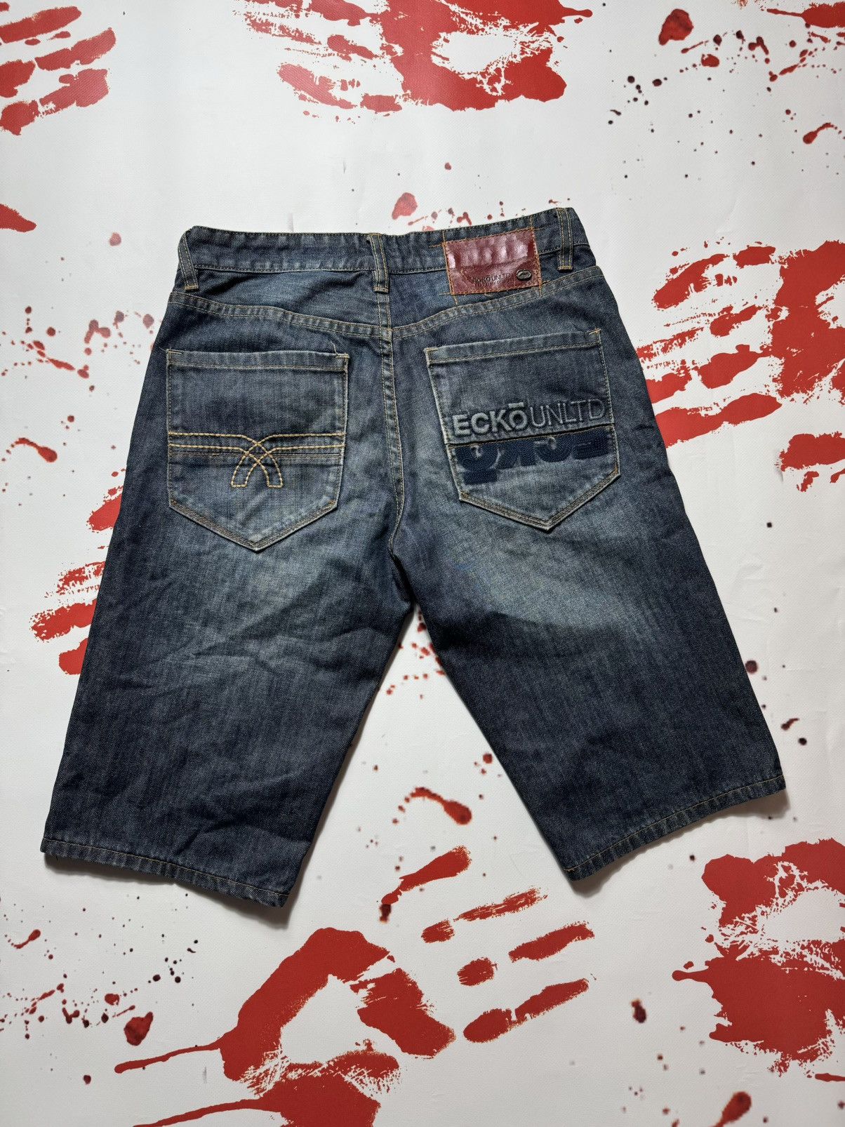 Ecko Unltd. vintage 90s ecko unlimited shorts big logo jnco Size US 30 / EU 46 - 1 Thumbnail