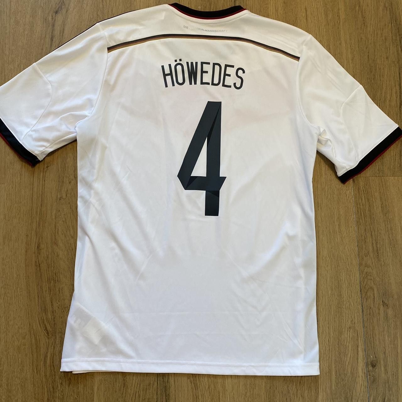Adidas 2014-15 *4 Howdes Germany Adidas Home Football Shirt Size US L / EU 52-54 / 3 - 2 Thumbnail
