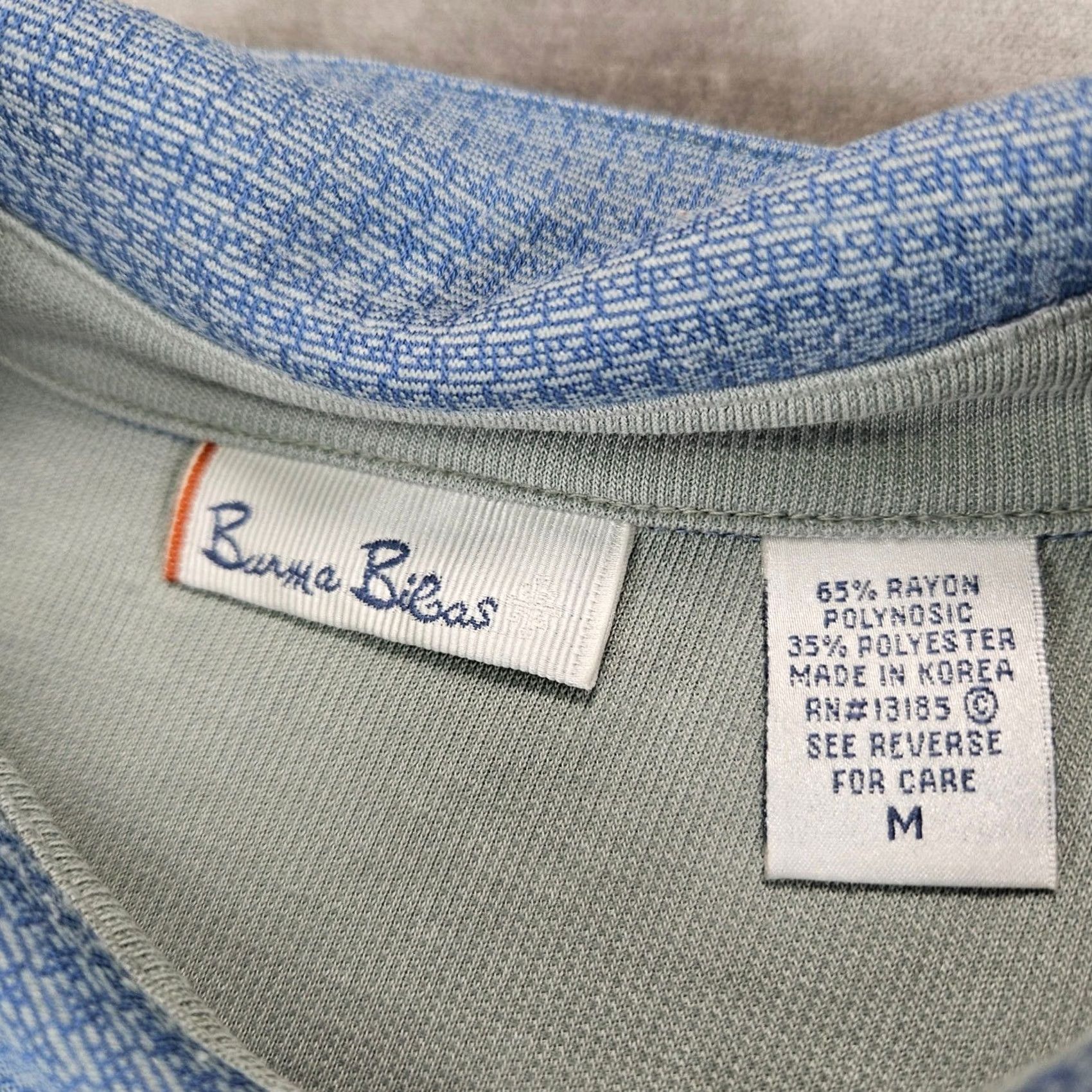 Vintage VINTAGE Burma Bibas Blue Polo Shirt Mens Short Sleeve Knit Geometric Golf Med Blue Polo Shirt Mens Short Sleeve Knit Geometric Golf PMID Size US M / EU 48-50 / 2 - 2 Thumbnail