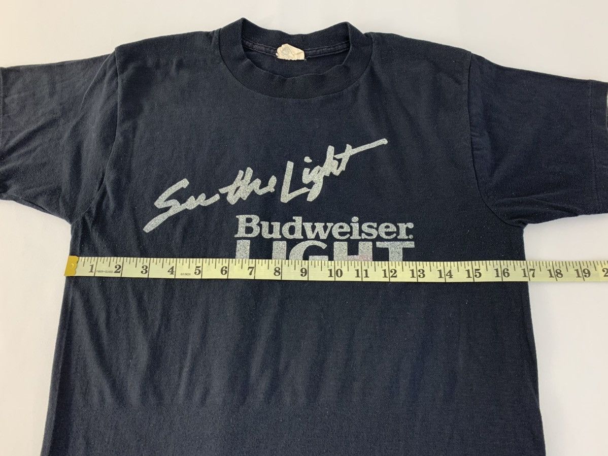 Budweiser 80s 90s Budweiser See The Light Beer Promo Crewneck Tee Size US S / EU 44-46 / 1 - 8 Thumbnail