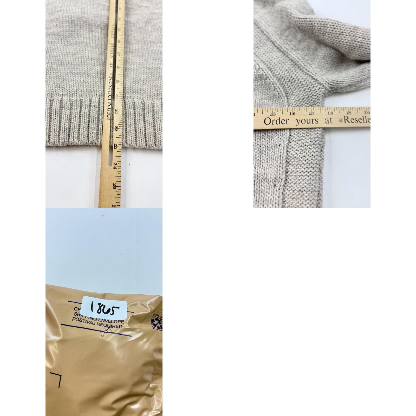 Loft VINTAGE LOFT Sweater Womens Medium Gray Shawl Collar Alpaca Wool Knit Pullover Soft Cozy Size M / US 6-8 / IT 42-44 - 8 Thumbnail