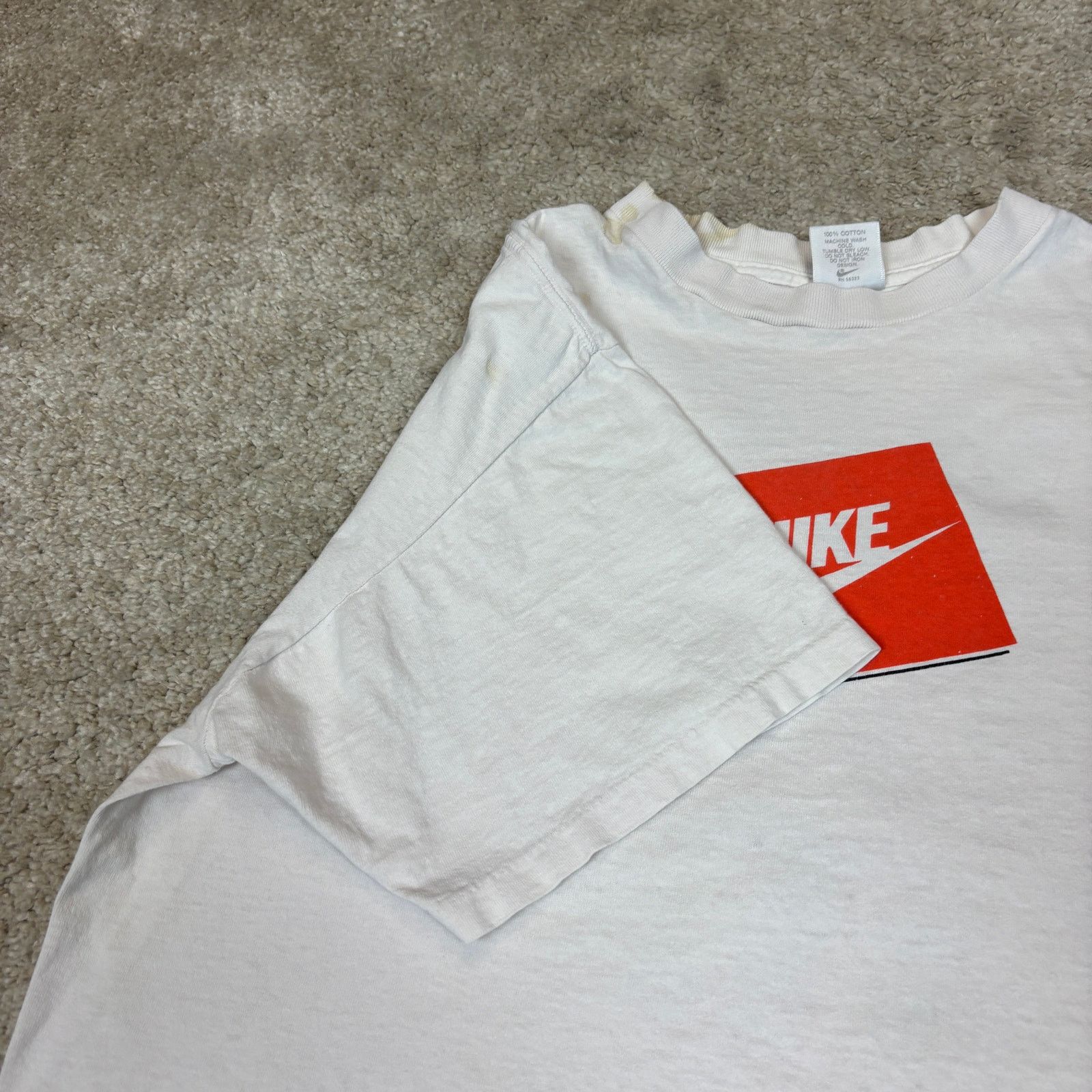 Nike Vintage 90s Nike Just Do It Swoosh Short Sleeve T Shirt Size US L / EU 52-54 / 3 - 3 Thumbnail