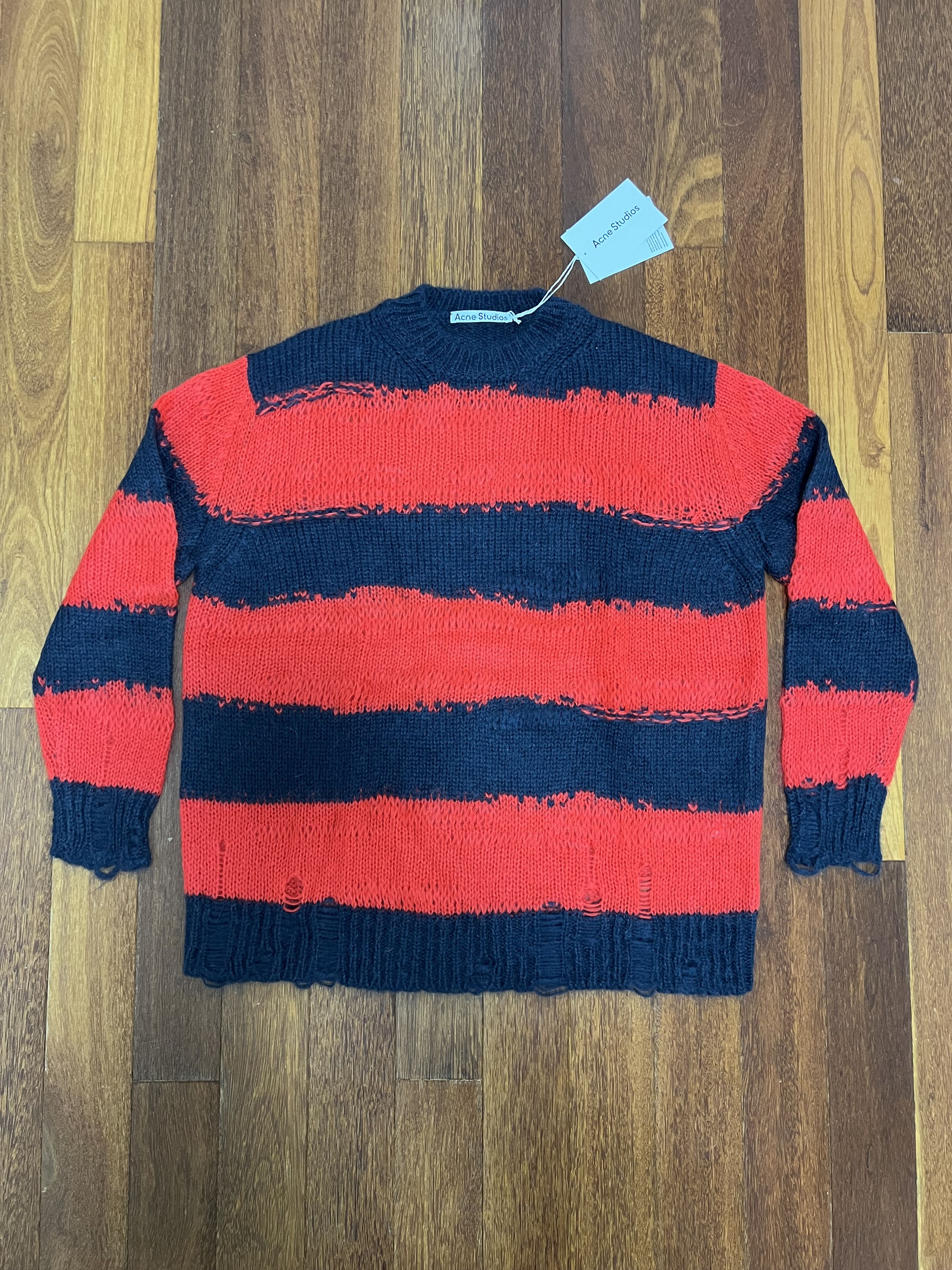 Acne Studios 💚 RARE GRAIL Acne Studios Kurt Cobain Distressed Sweater Size US M / EU 48-50 / 2 - 1 Thumbnail
