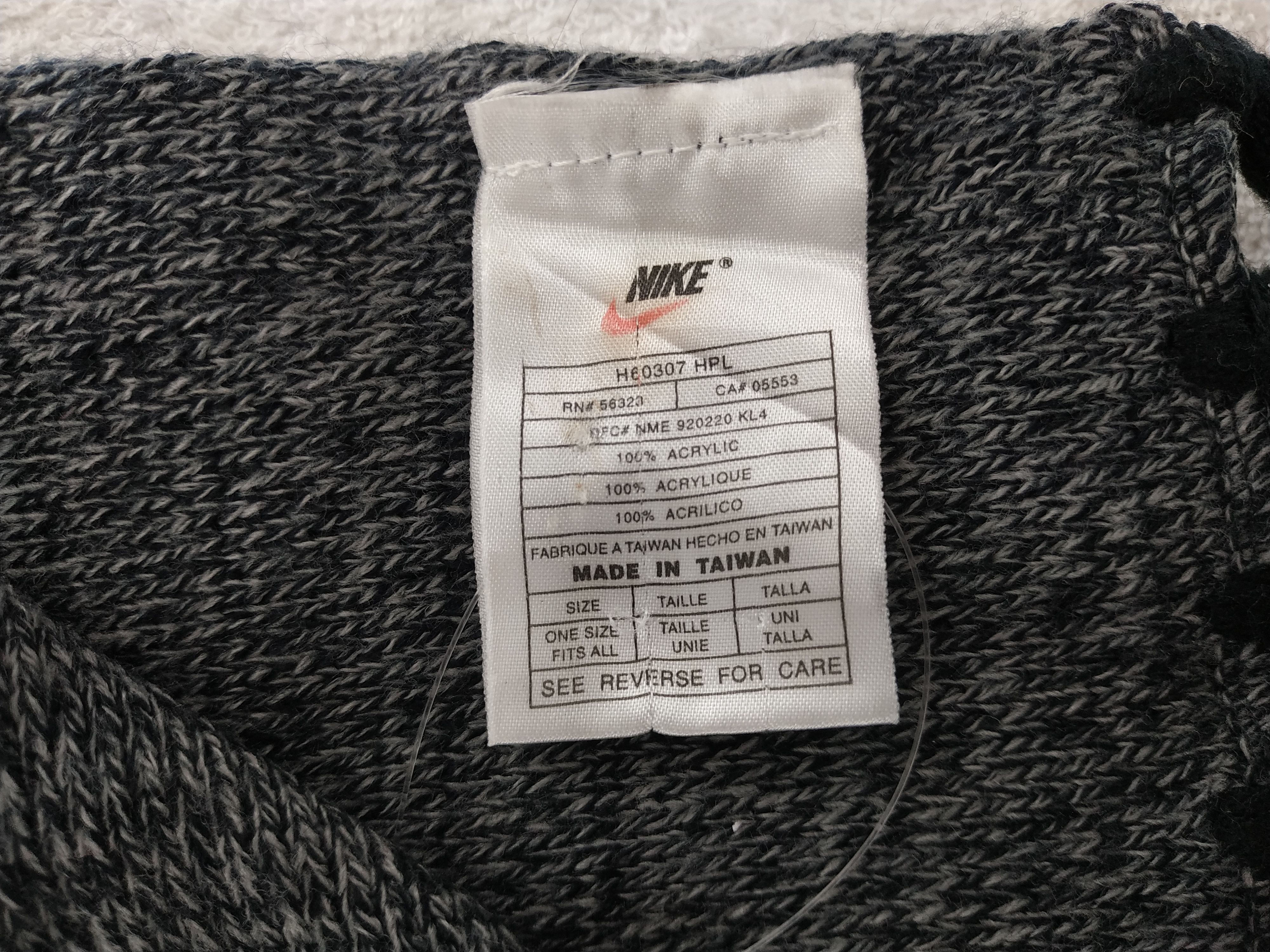 Nike Vintage Nike Scarf/Muffler/Neckwear MF381 Size ONE SIZE - 6 Thumbnail
