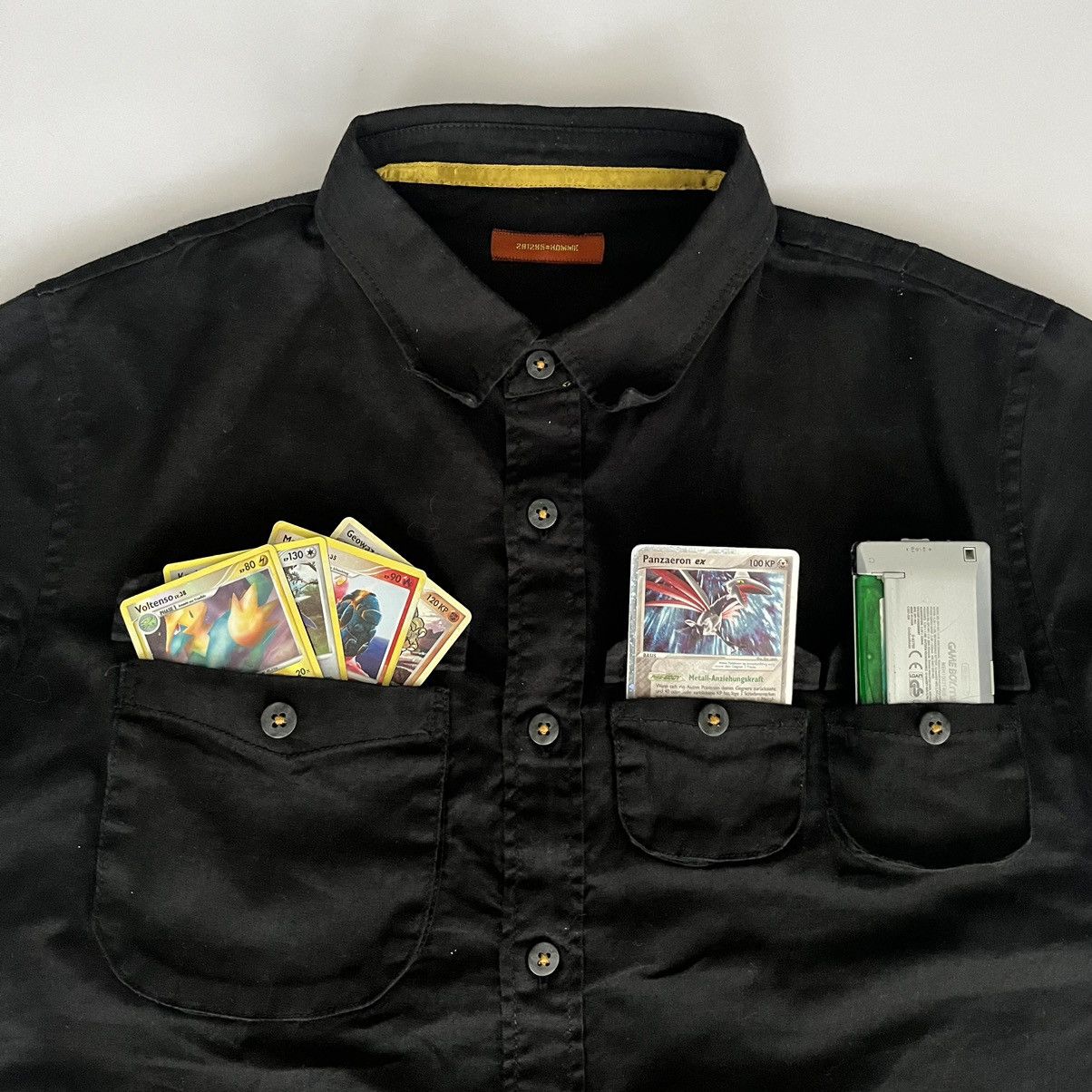 Japanese Brand 291295=Homme 2000s Cargo Button Up Shirt Size US M / EU 48-50 / 2 - 3 Thumbnail