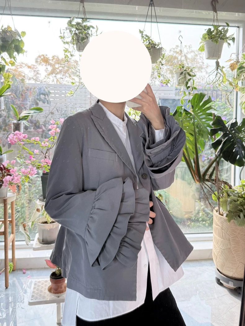 Comme des Garcons Comme Des Garcons Lace sleeve suit jacket Size XS / US 0-2 / IT 36-38 - 3 Thumbnail