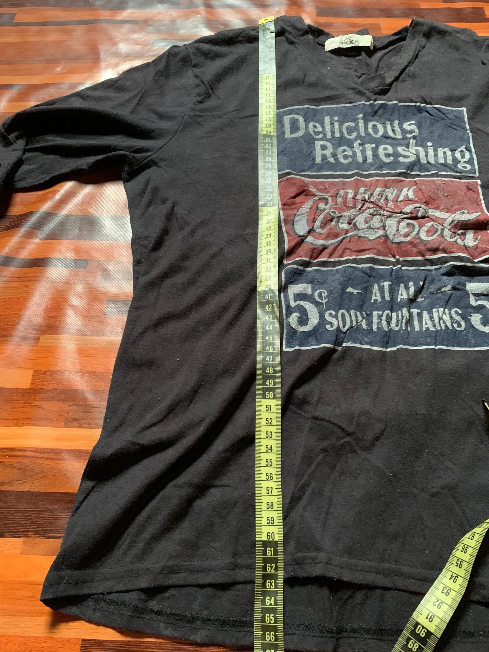 If Six Was Nine Ikka Japanese 90s Style Long Sleeve cola pepsi Size US M / EU 48-50 / 2 - 5 Thumbnail