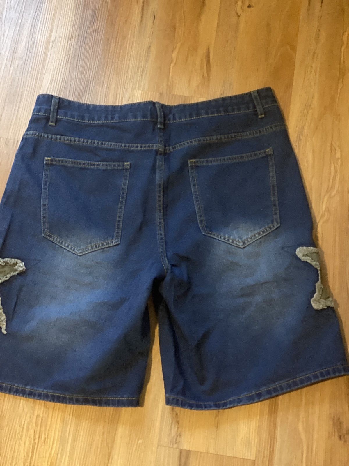 Japanese Brand Blue star struck Jorts Size US 34 / EU 50 - 2 Thumbnail